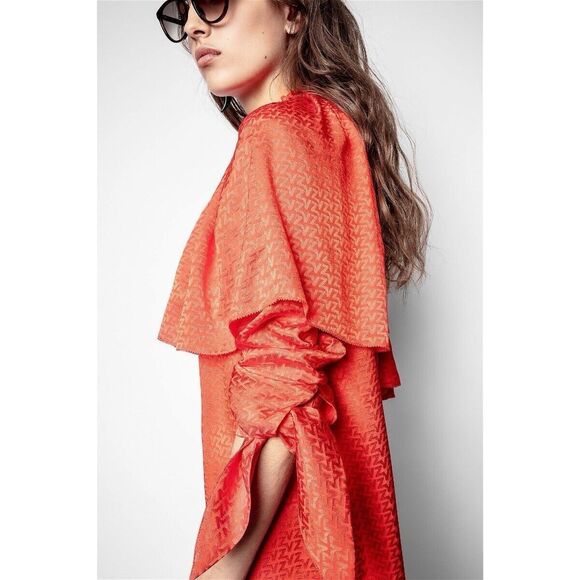 NWT ZADIG & VOLTAIRE ZV Nico Jacquard Dress Size Small - Picture 5 of 11